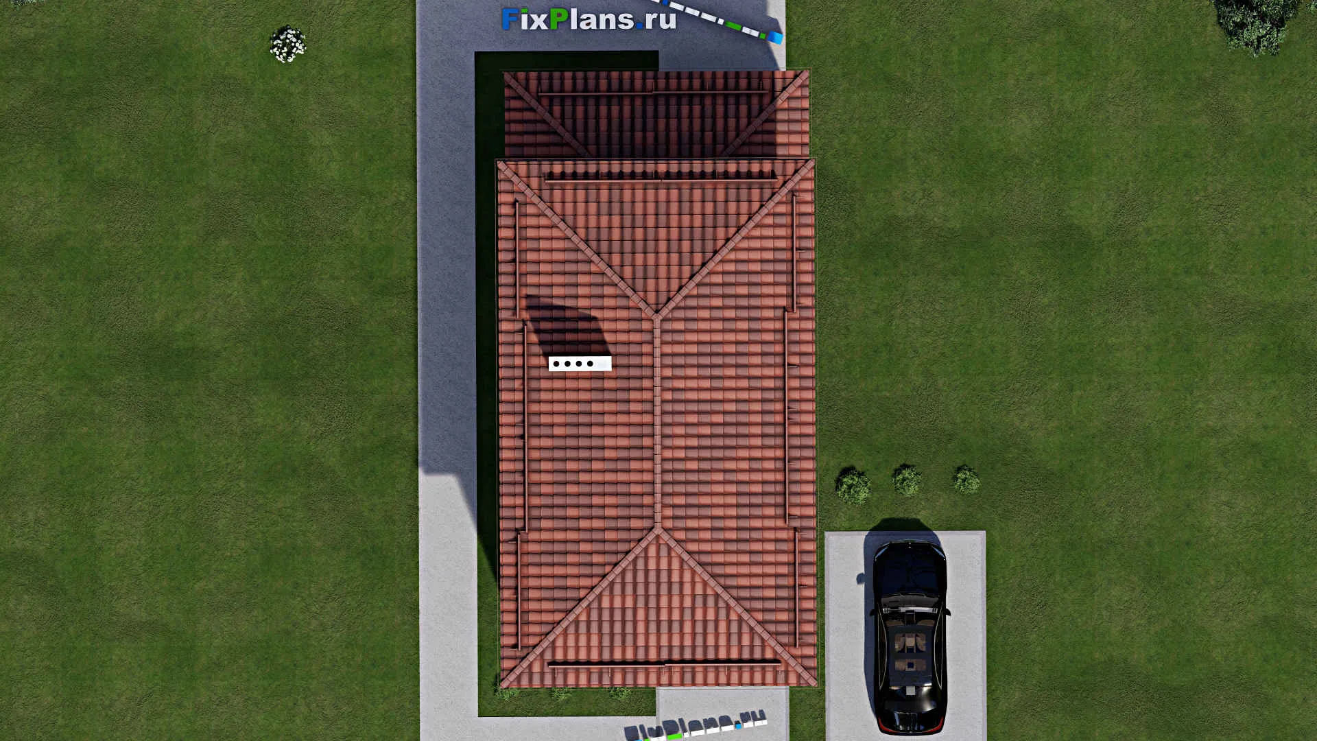 F-4382 - Планы двухэтажного дома 7 на 15, площадью 130 м² с террасой, балконом и 3 спальнями